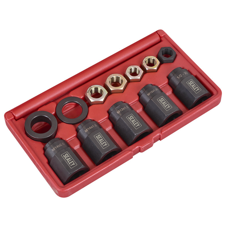 Sealey Wheel Stud Installer Kit 12 Piece SX228 1.3kg