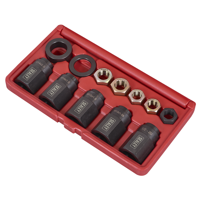 Sealey Wheel Stud Installer Kit 12 Piece SX228 1.3kg