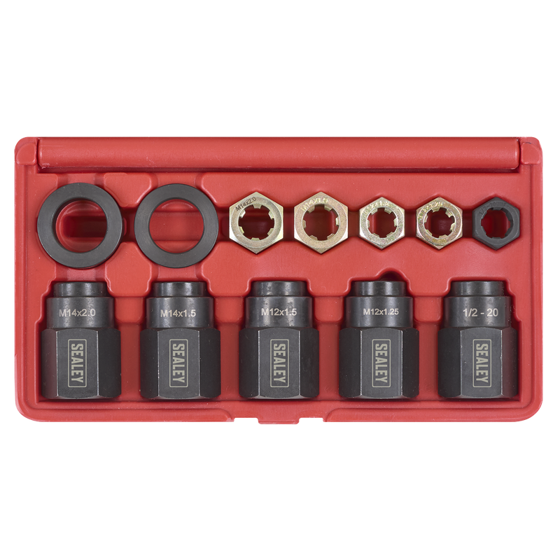Sealey Wheel Stud Installer Kit 12 Piece SX228 1.3kg