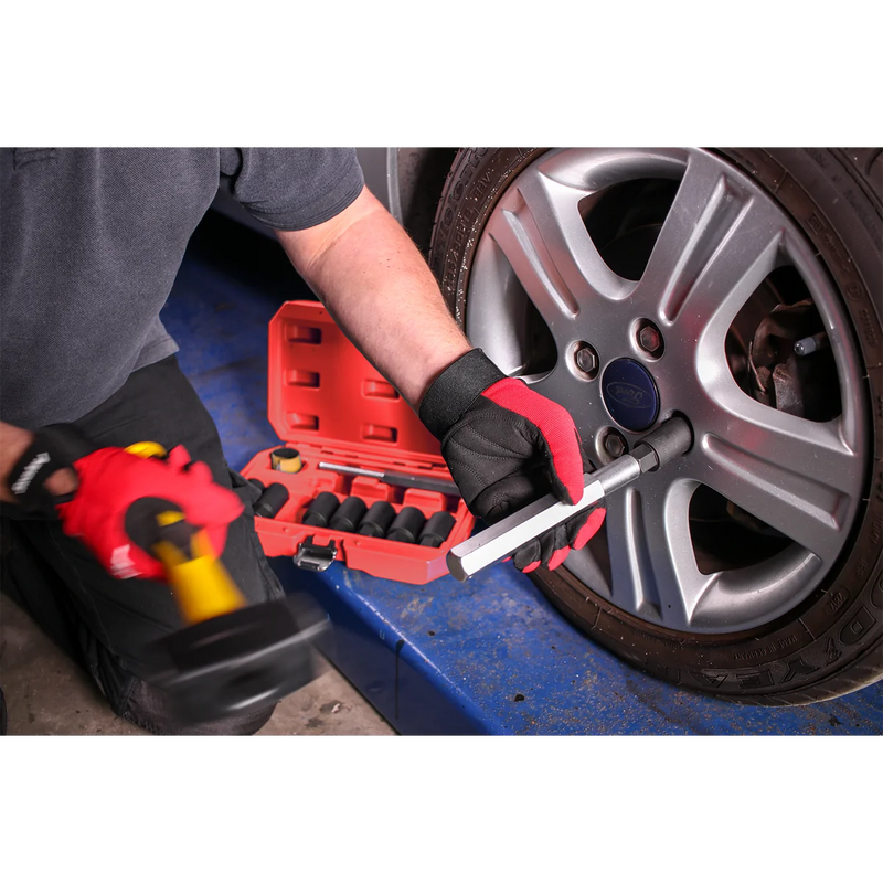 Sealey Locking Wheel Nut Removal Set 10 Piece Model SX272
