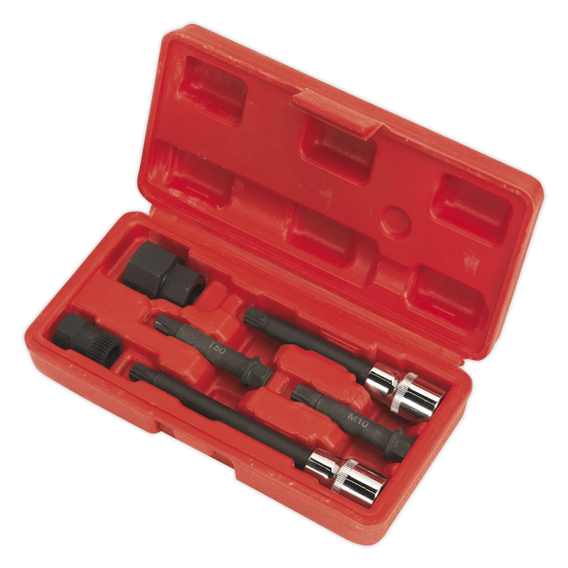 Sealey Alternator Freewheel Pulley Removal Set SX400 6 Piece