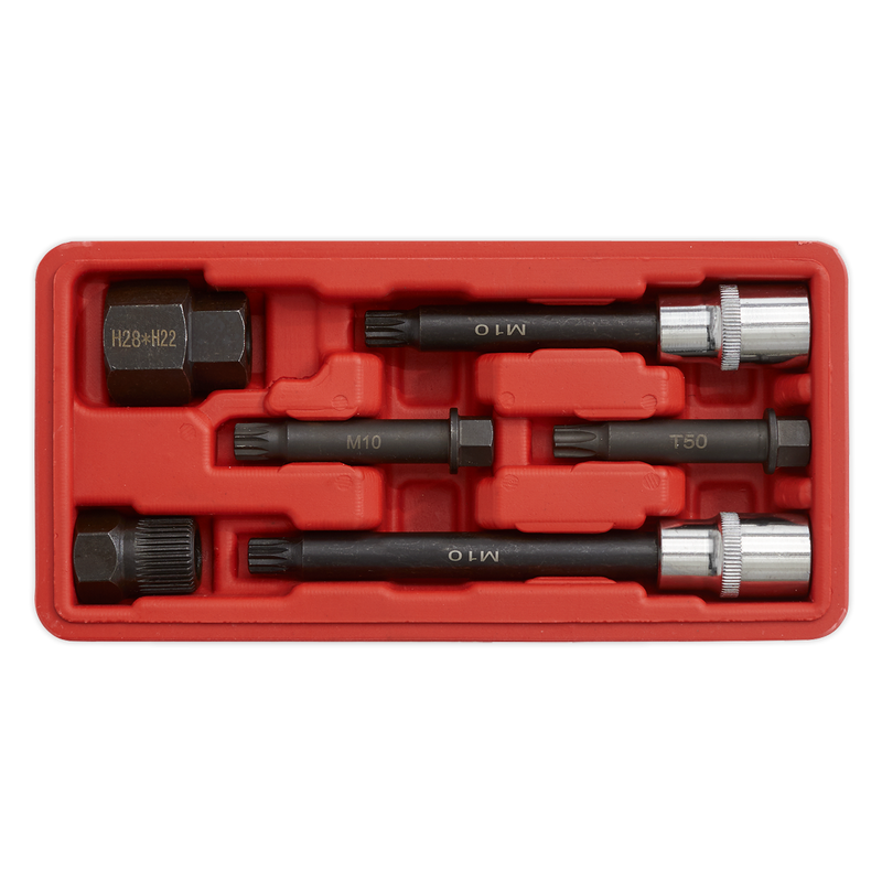 Sealey Alternator Freewheel Pulley Removal Set SX400 6 Piece