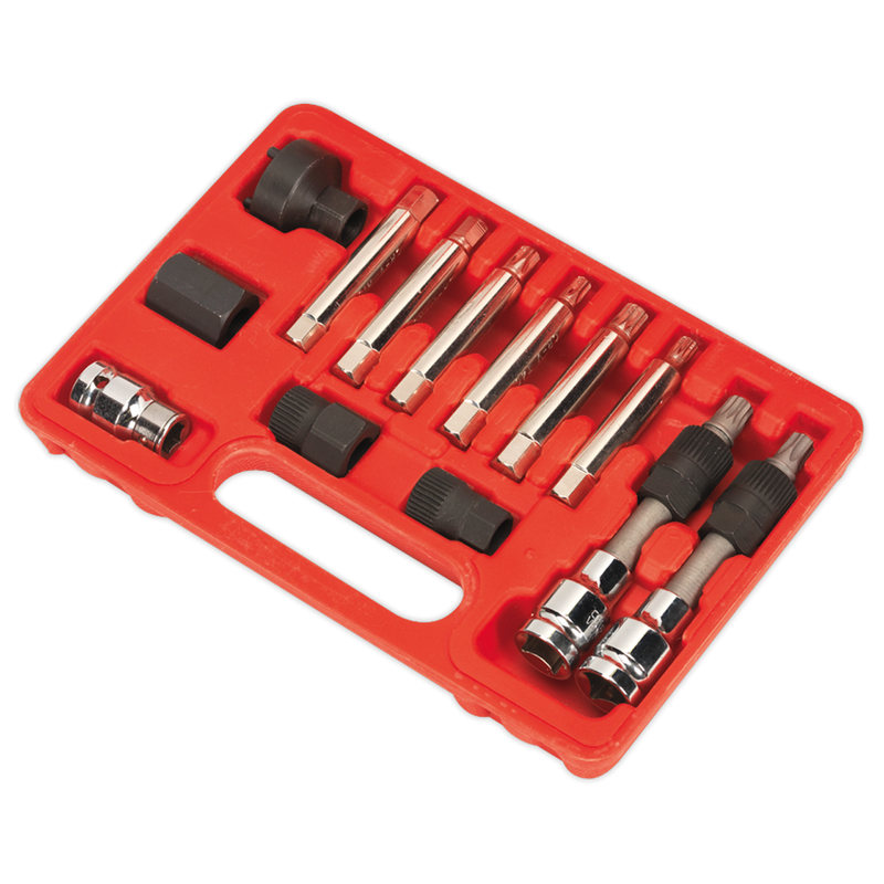 Sealey Alternator Freewheel Removal Set SX401 13 Piece