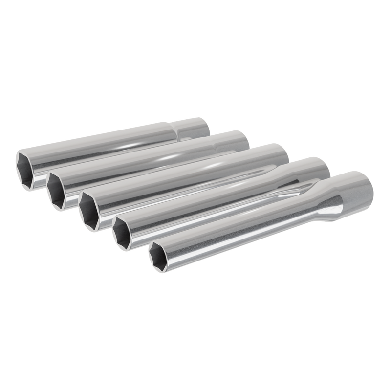 Sealey Extra-Deep Socket Set 3/8"Sq Drive 5 Piece 8-14mm