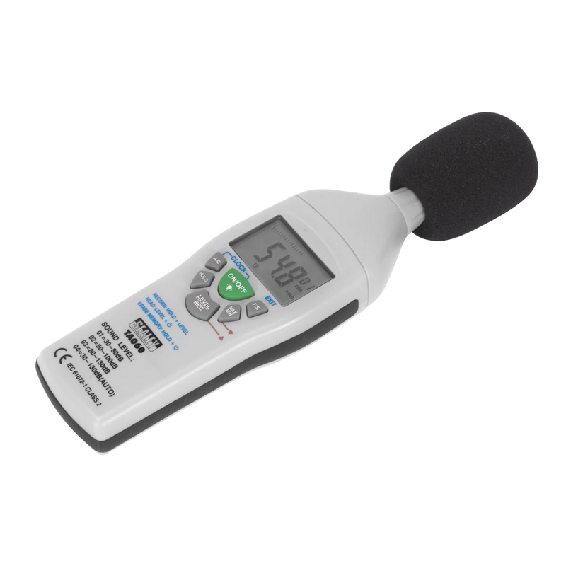 Sealey Sound Level Meter TA060 ±1.4dB Accuracy