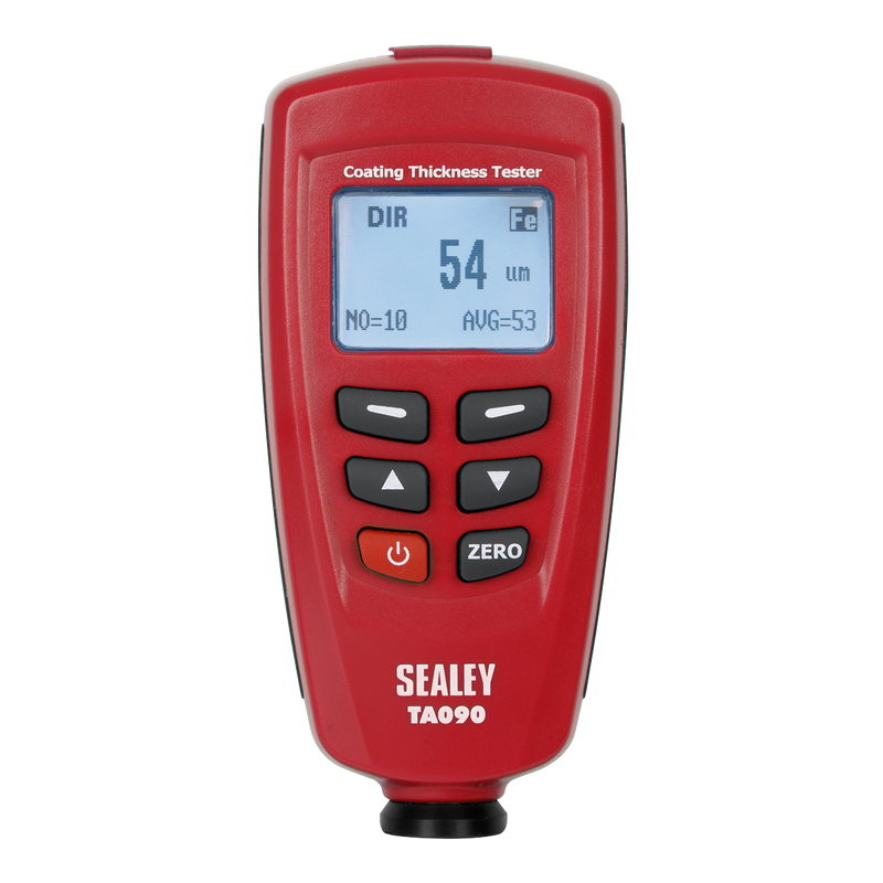 Sealey Paint Thickness Gauge TA090 0-1250µm Accuracy ±3%