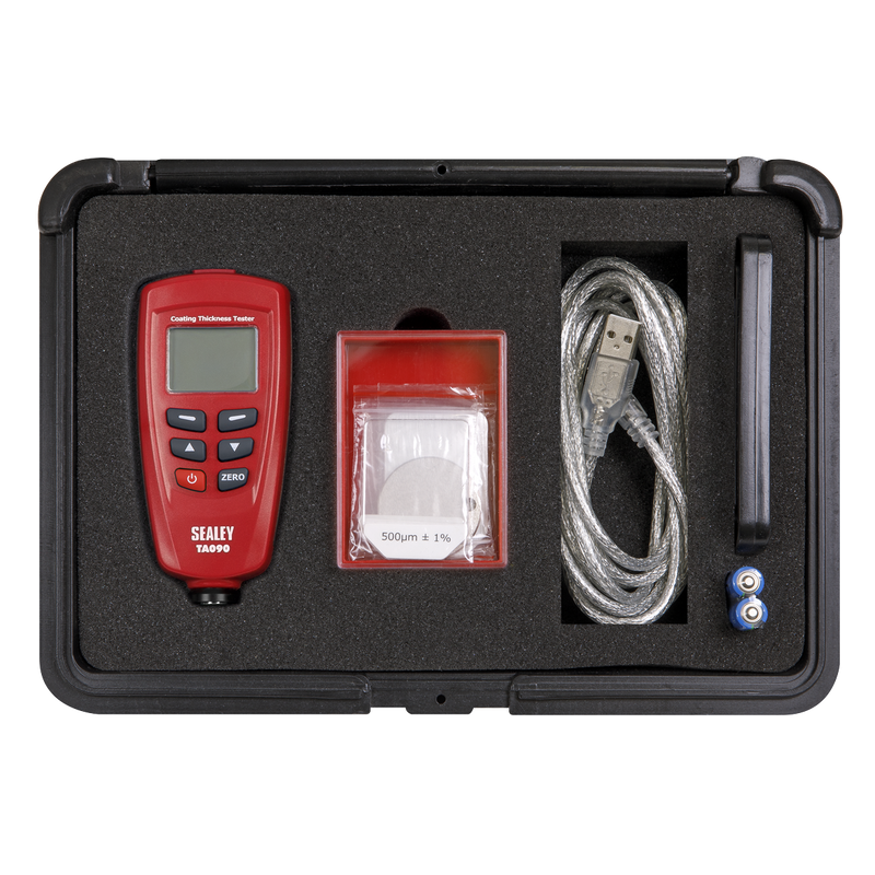 Sealey Paint Thickness Gauge TA090 0-1250µm Accuracy ±3%