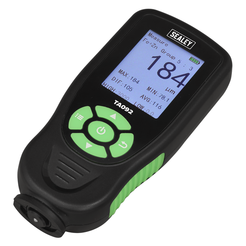 Sealey Rechargeable Paint Thickness Gauge TA092 0-3000µm