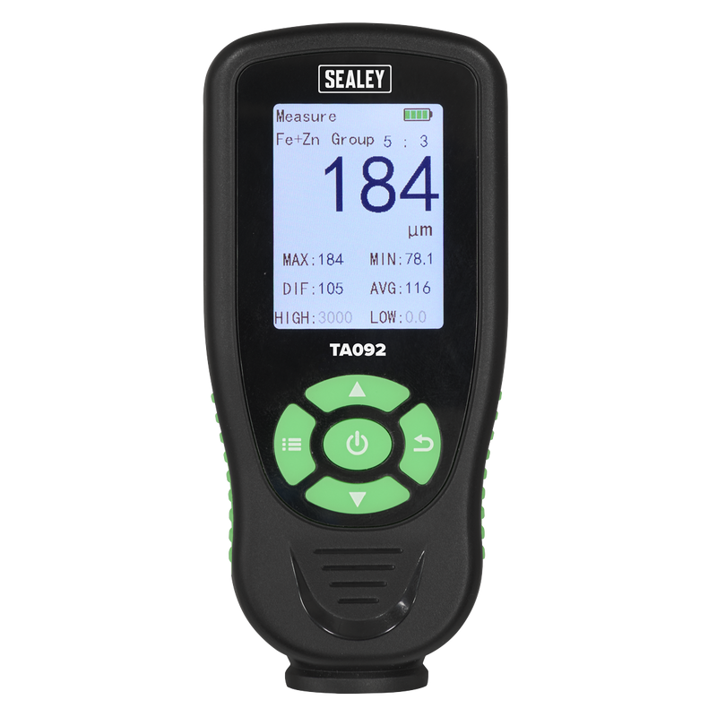 Sealey Rechargeable Paint Thickness Gauge TA092 0-3000µm