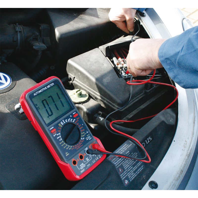 Sealey 11-Function Digital Automotive Multimeter TA102 2000V