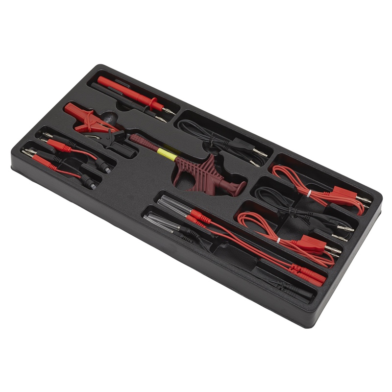 Sealey Test Lead Set 15 Piece Model TA112 with 0.7mm Back Probes