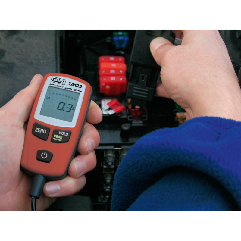 Sealey Automotive Current Tester TA125 80A for Mini & Maxi Fuses
