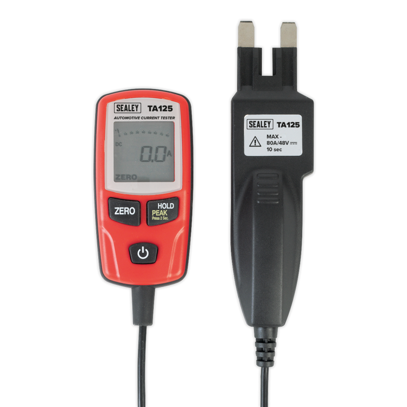 Sealey Automotive Current Tester TA125 80A for Mini & Maxi Fuses