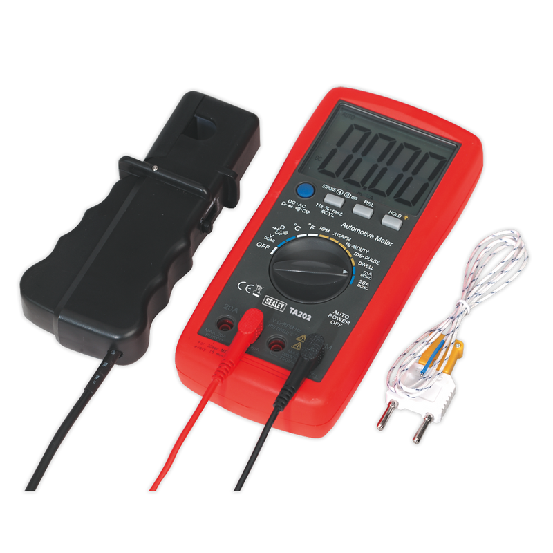 Sealey 14-Function Digital Automotive Multimeter TA202