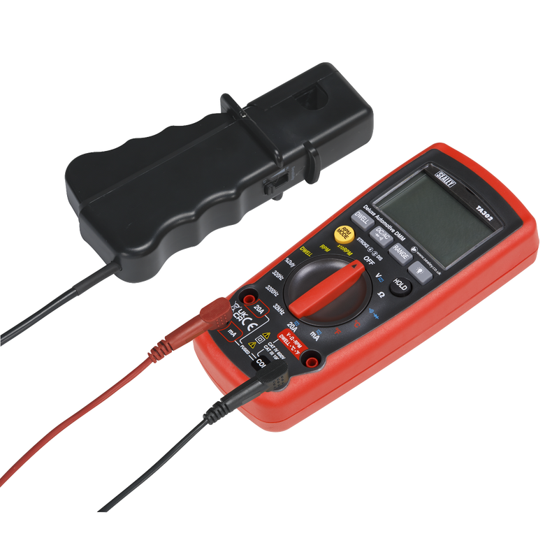 Sealey 12-Function Digital Automotive Multimeter TA302 600V