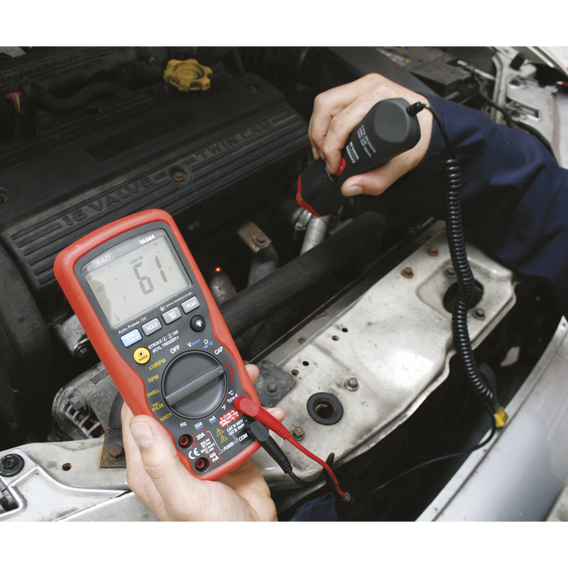 Sealey 15-Function Digital Automotive Multimeter TA304