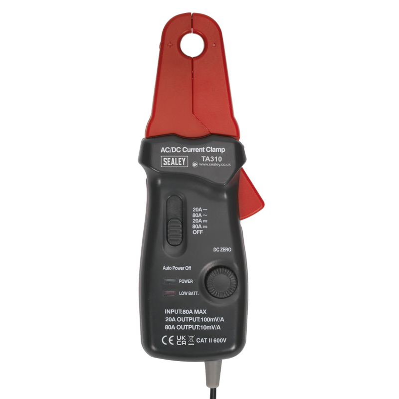 Sealey Current Clamp AC/DC 20A/80A 12mm TA310