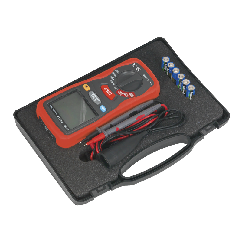 Sealey Digital Insulation Tester TA319 1000V
