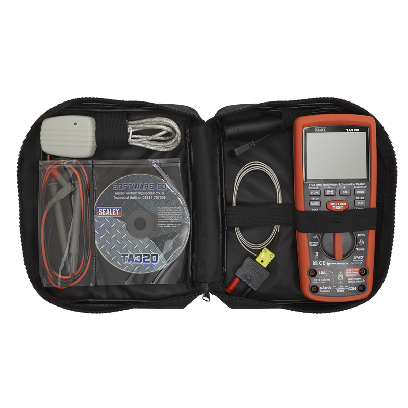 Sealey Digital Multimeter TA320 for Hybrid Vehicles 1000V