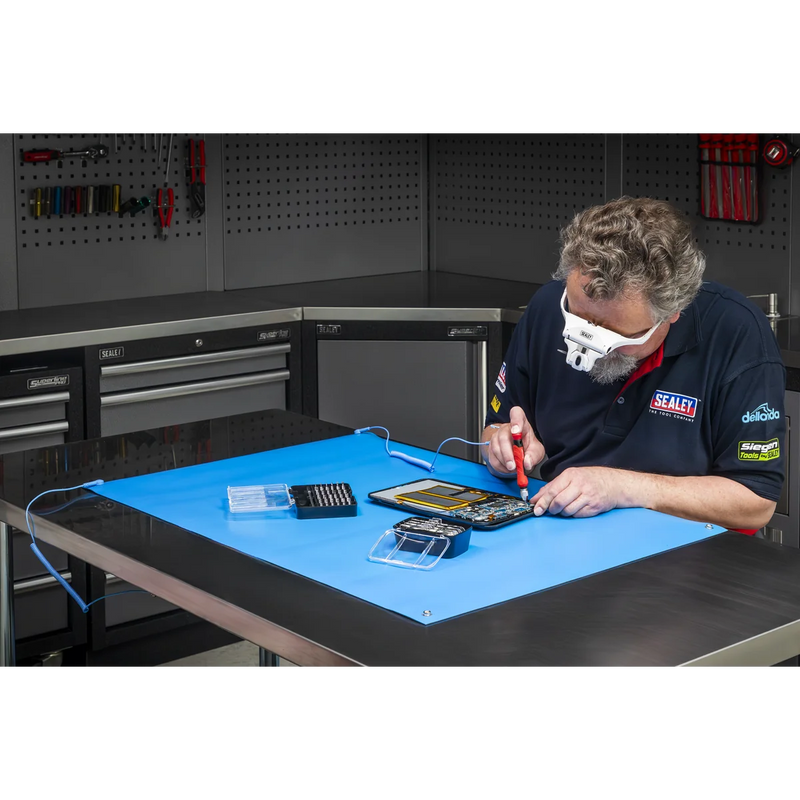 Sealey Anti-Static Bench Mat 900x600mm Model TA600