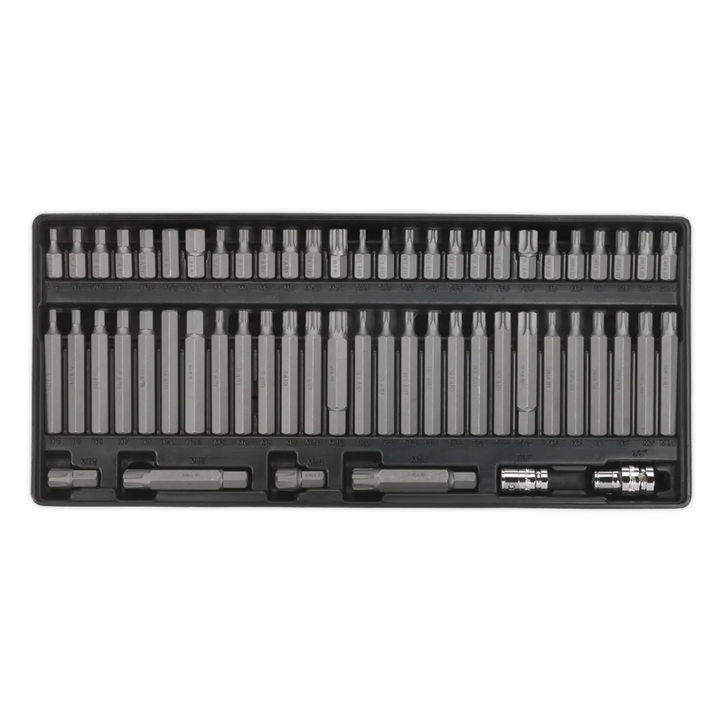 Sealey Premier Security Bit Set 60 Piece TBT11 with Tool Tray