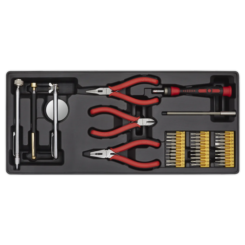 Sealey Premier Precision & Pick-Up Tool Set 38 Piece with Tool Tray TBT17