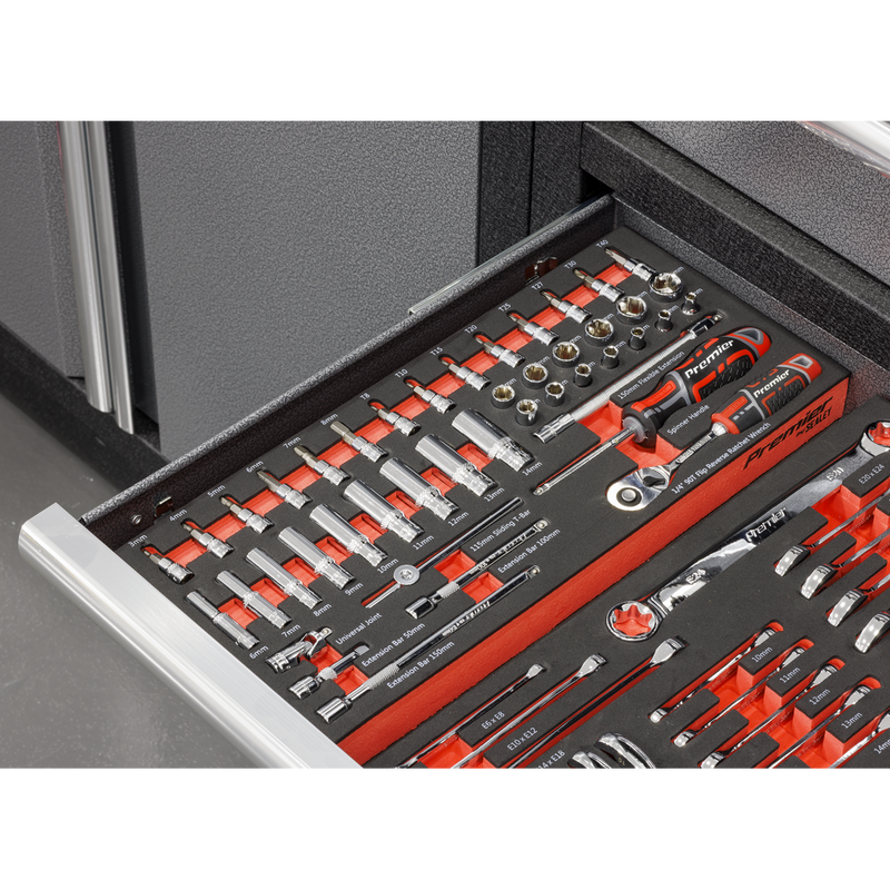 Sealey Premier Socket Set 44 Piece TBT40 with EVA Foam Tray