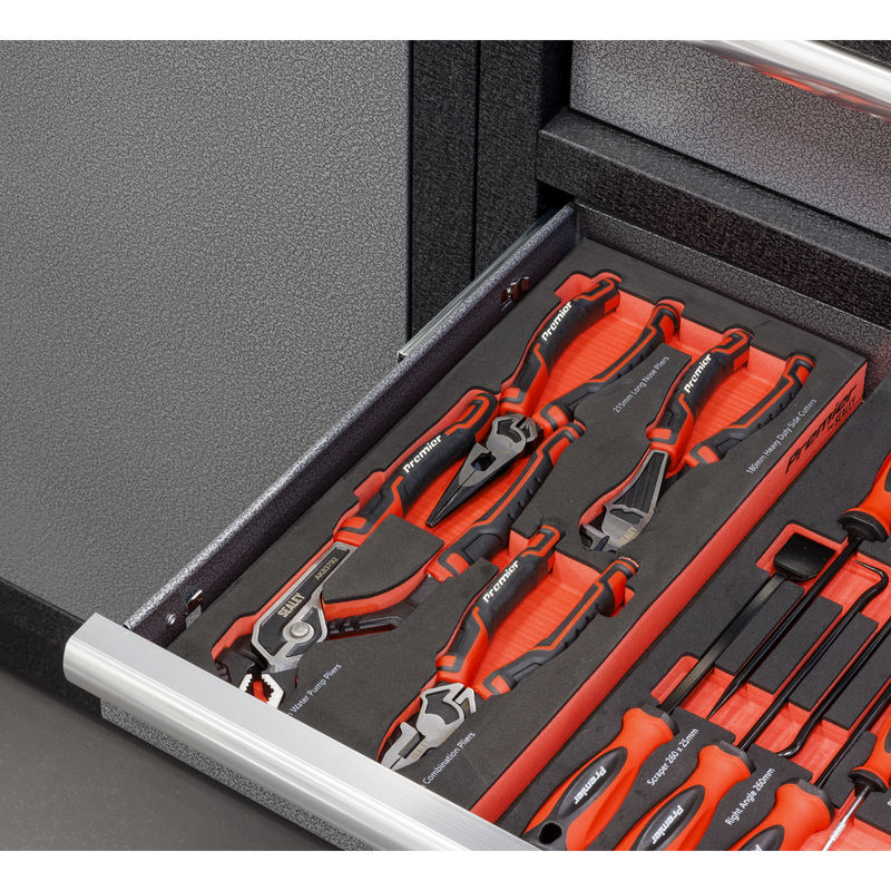 Sealey Premier Pliers Set 4 Piece with Tray TBT56 1.43kg