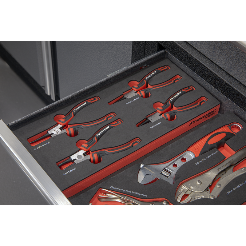 Sealey Premier Circlip Pliers Set 4 Piece with Tool Tray 19-60mm Capacity