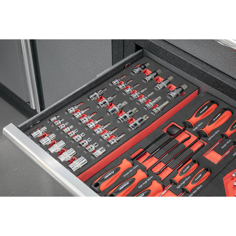 Sealey Premier Socket Bit Set 37 Piece with Tool Tray TBT61