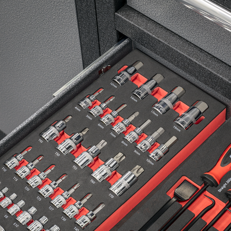 Sealey Premier Socket Bit Set 37 Piece with Tool Tray TBT61