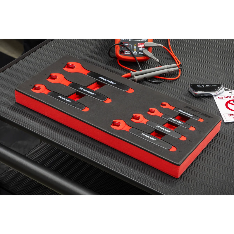 Sealey Premier Insulated Open-End Spanner Set 7 Piece - VDE Approved