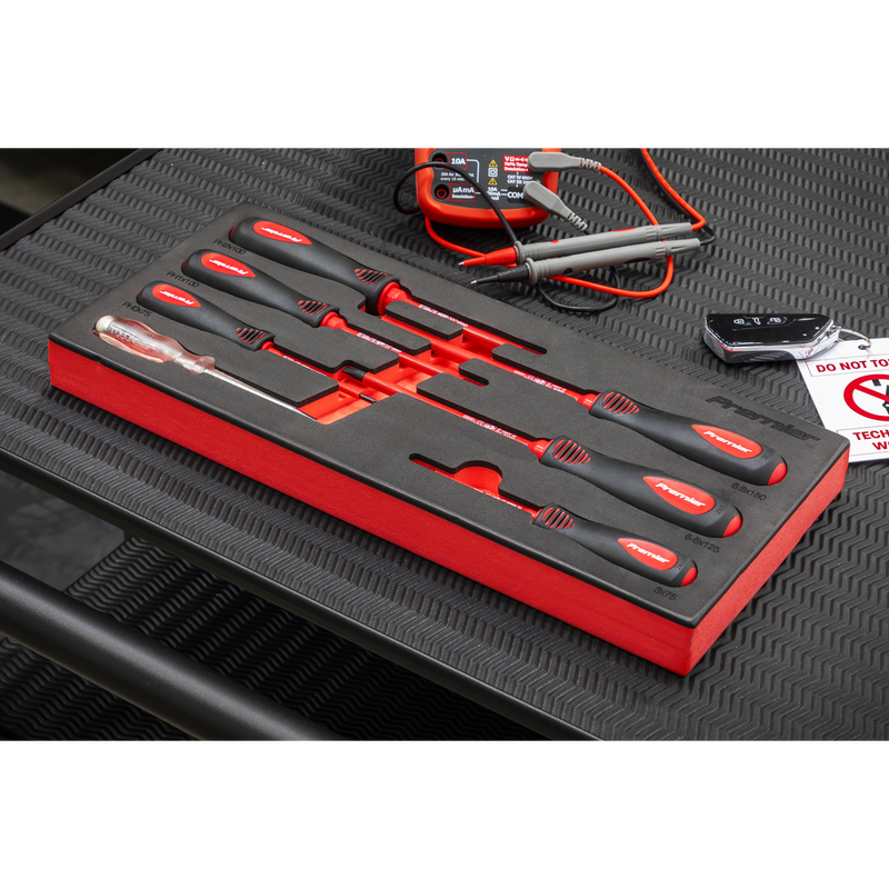 Sealey Premier Insulated Screwdriver Set 7 Piece - VDE Approved