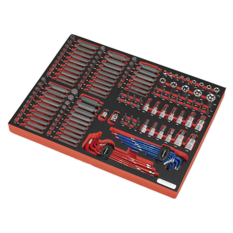 Sealey Premier Platinum Bit & Socket Set 177 Piece with Tool Tray TBTP07