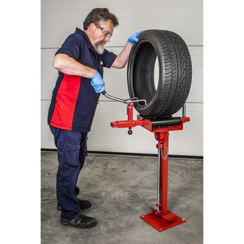 Sealey Manual Tyre Spreader with Stand TC970 230mm Depth