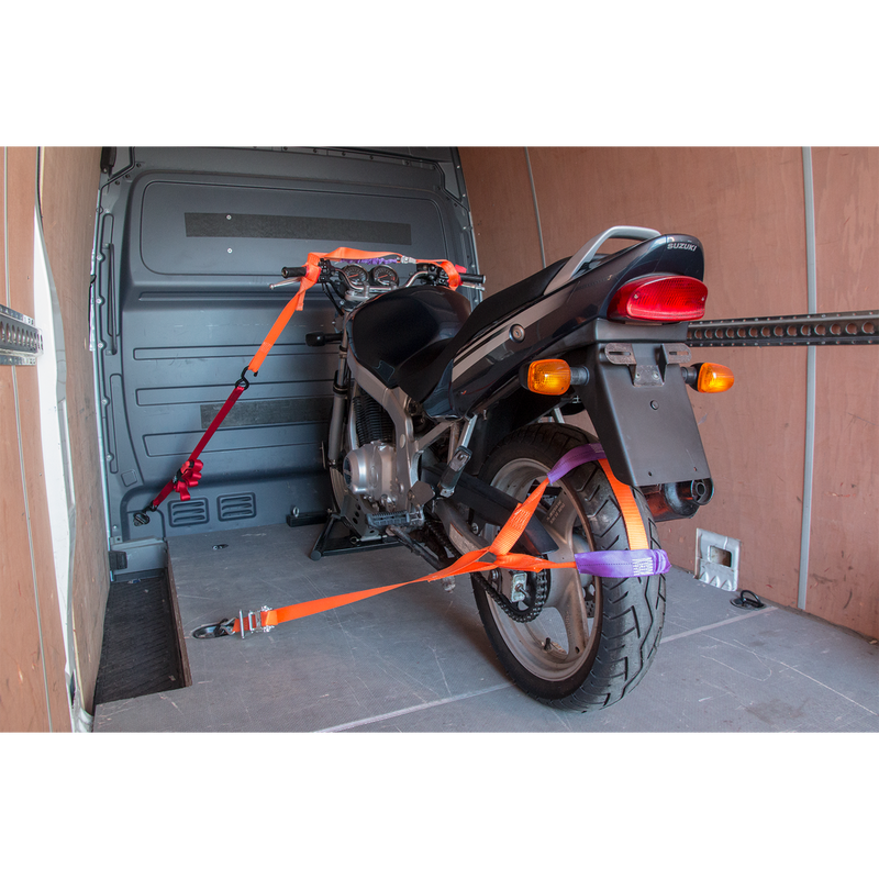 Sealey Motorcycle Rear Wheel Tie Down TDMCRW 1000kg Breaking Strain