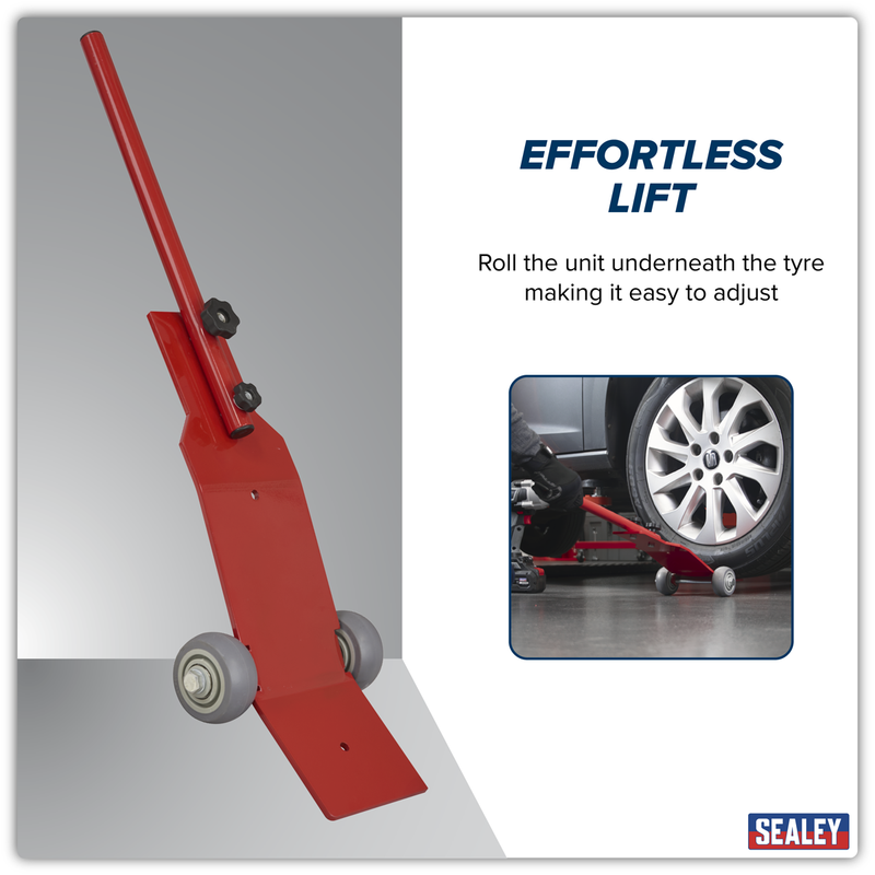 Sealey Long Tyre Jack TJ02 80kg Capacity