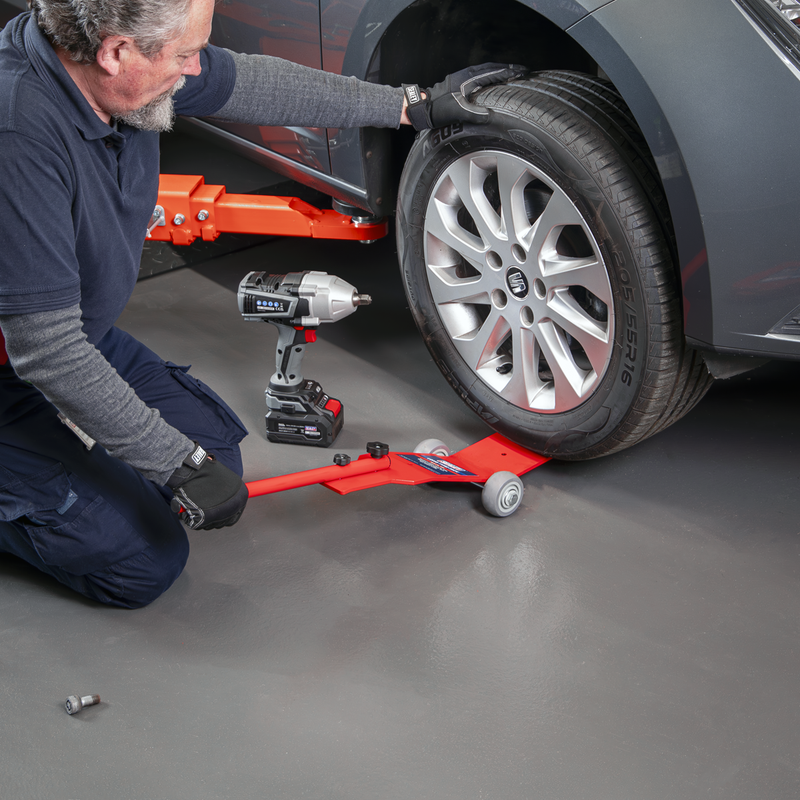 Sealey Long Tyre Jack TJ02 80kg Capacity