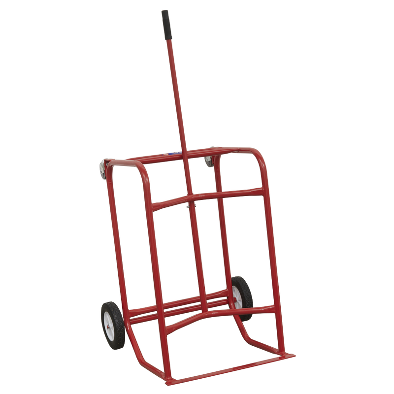 Sealey Mobile Drum Stillage 205L TP112 with Rubber Handgrip