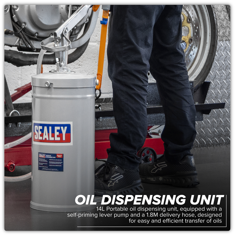 Sealey Oil Dispensing Unit TP16 14L Capacity