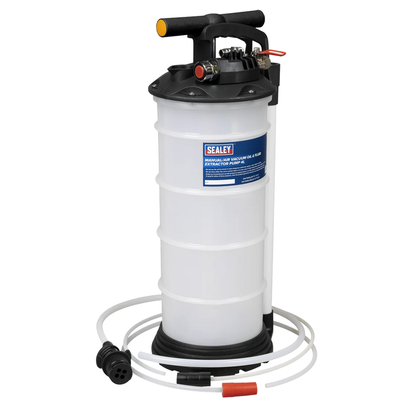 Sealey 4L Manual/Air Vacuum Oil & Fluid Extractor Pump