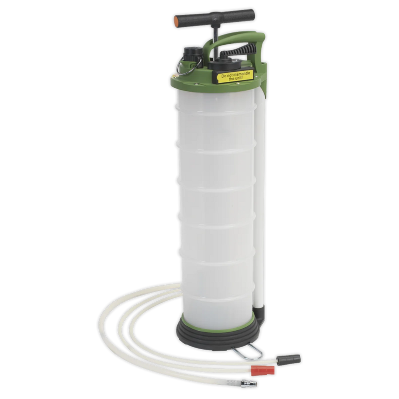 Sealey Manual Vacuum Oil Extractor 6L with Extension Tube