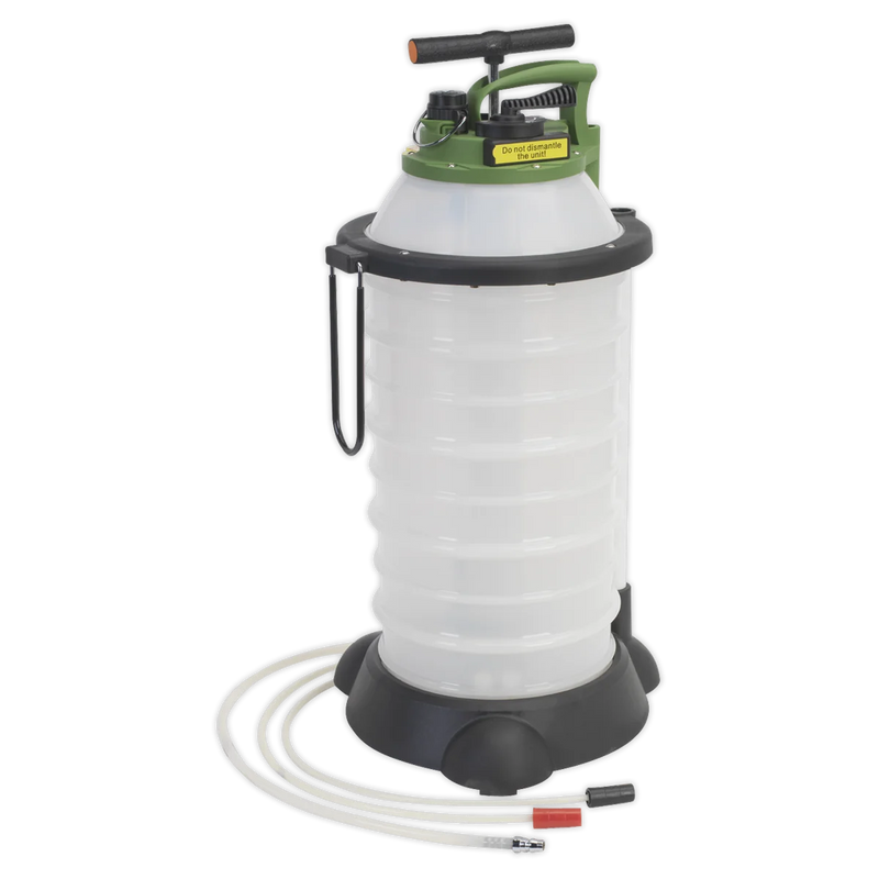 Sealey Manual Vacuum Oil Extractor 6L with Extension Tube