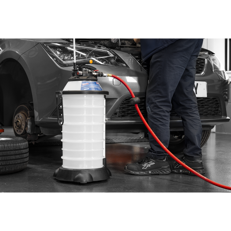 Sealey Manual Air Vacuum Oil & Fluid Extractor Pump 18L