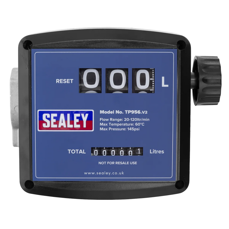 Sealey Diesel & Fluid Flow Meter TP956 20-120L/min