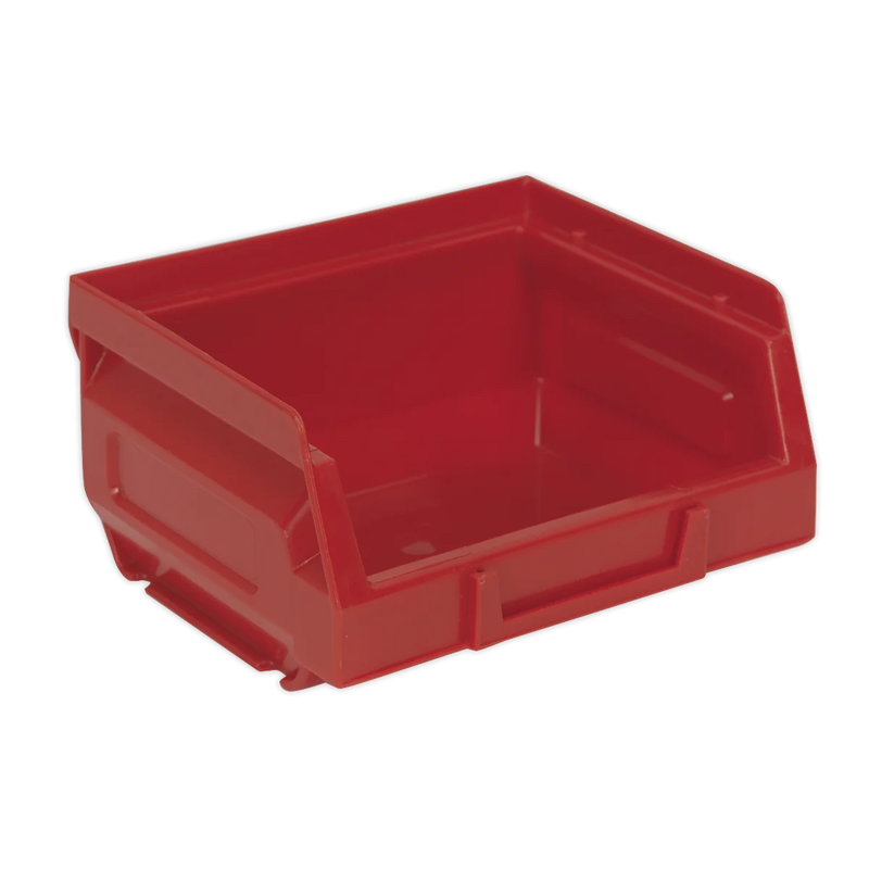 Sealey Plastic Storage Bin 105x85x55mm Red - Pack of 24