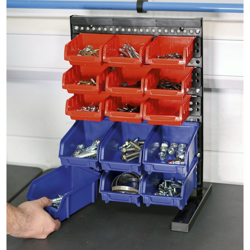 Sealey Bench Mounting Bin Storage System 15 Bins