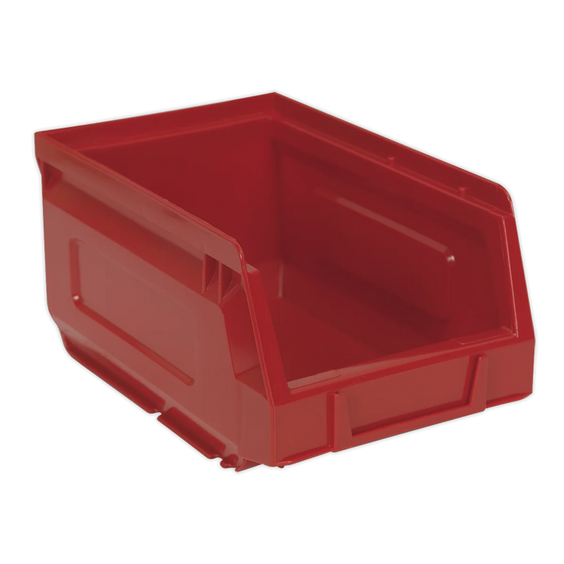 Sealey Plastic Storage Bin 105x165x85mm Red - Pack of 24