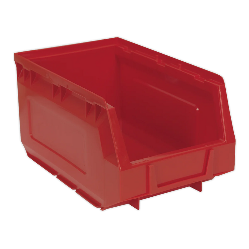 Sealey Plastic Storage Bin 150x240x130mm Red - Pack of 24