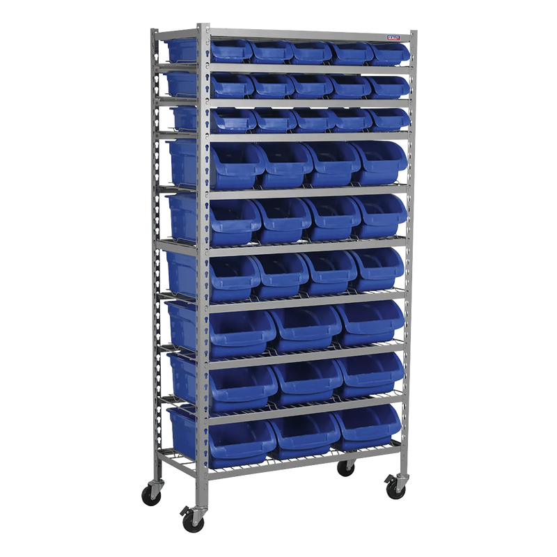 Sealey Mobile Bin Storage System TPS36 36 Bins 855x385x1710mm